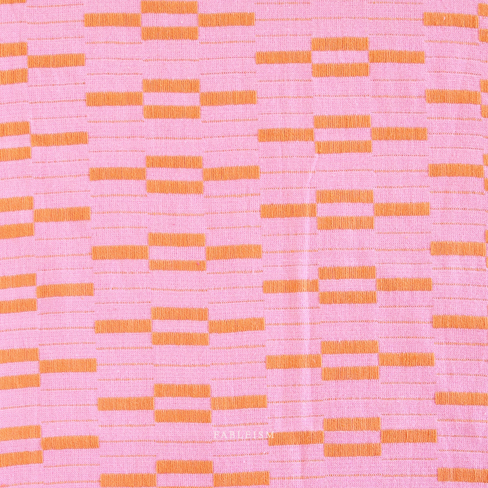 Southwest Stripe Pink | Fableism Supply Co Cotton Quilting Yardage