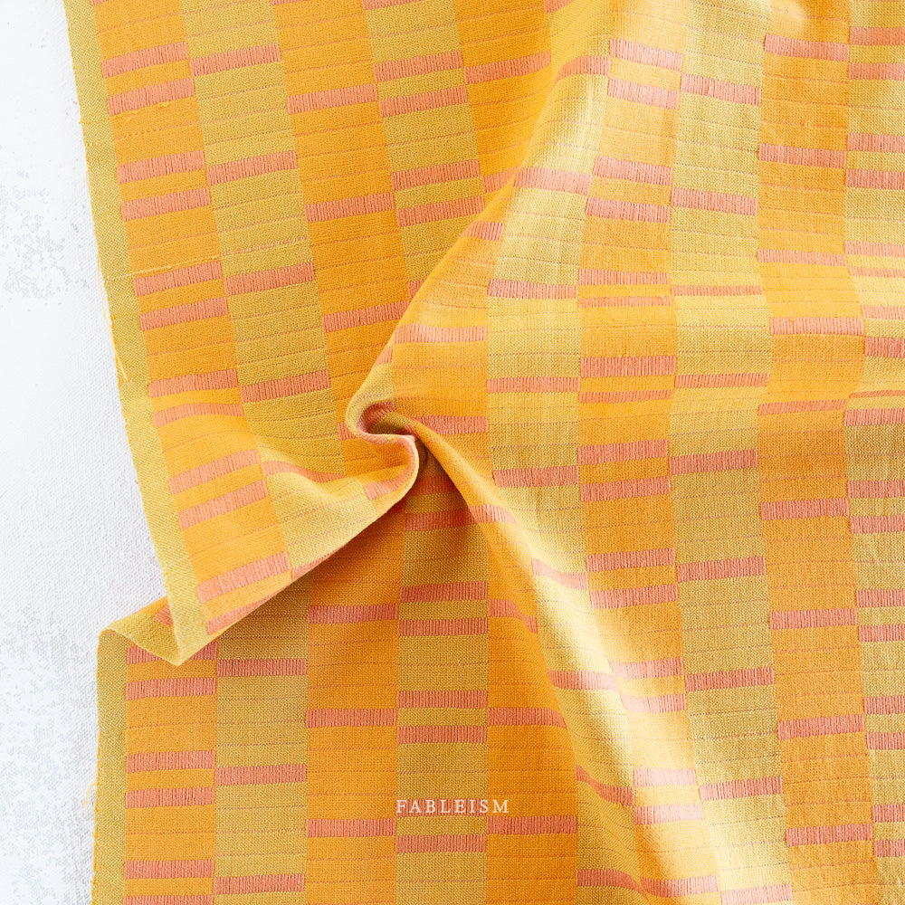 Southwest Stripe Mango | Fableism Supply Co Cotton Quilting Yardage