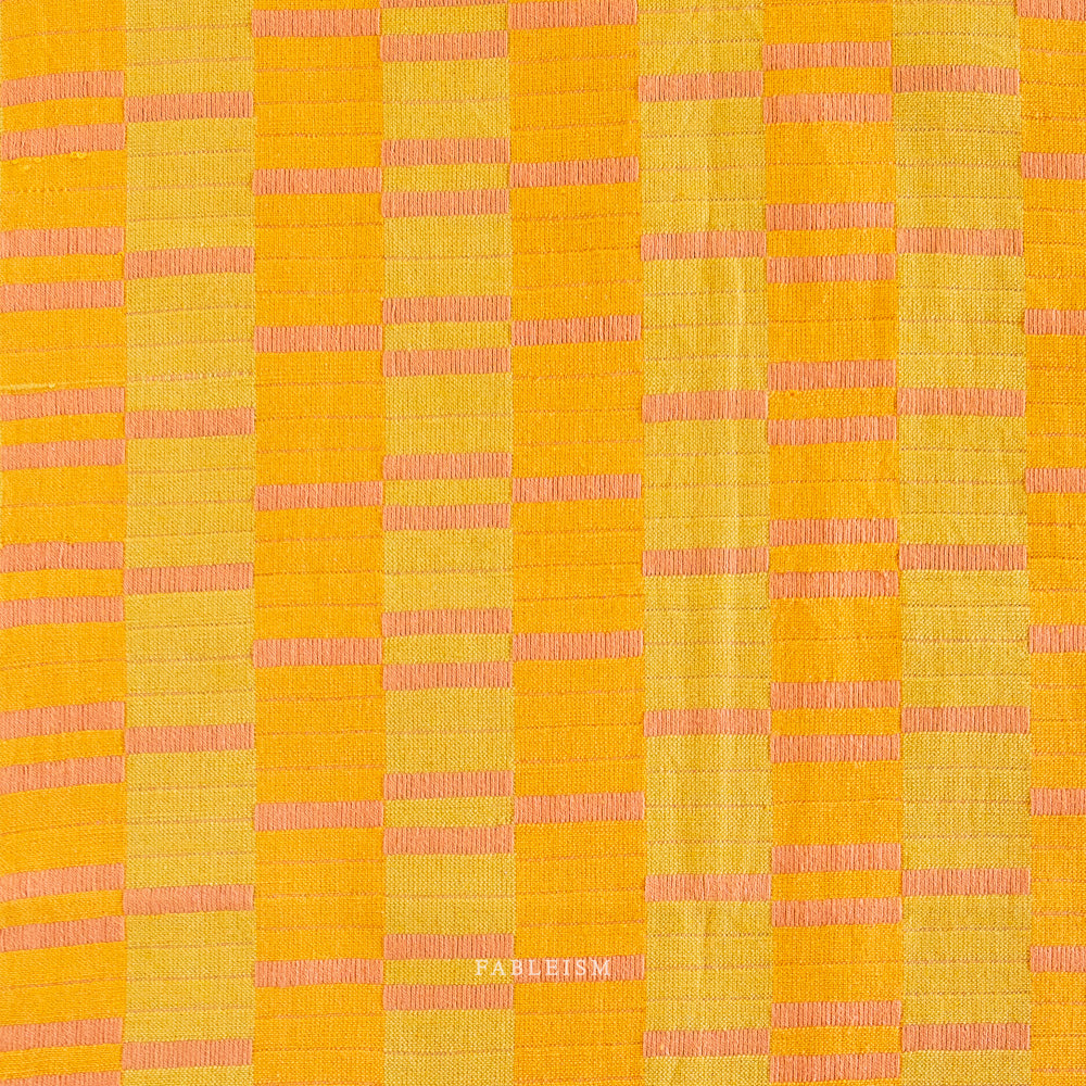 Southwest Stripe Mango | Fableism Supply Co Cotton Quilting Yardage