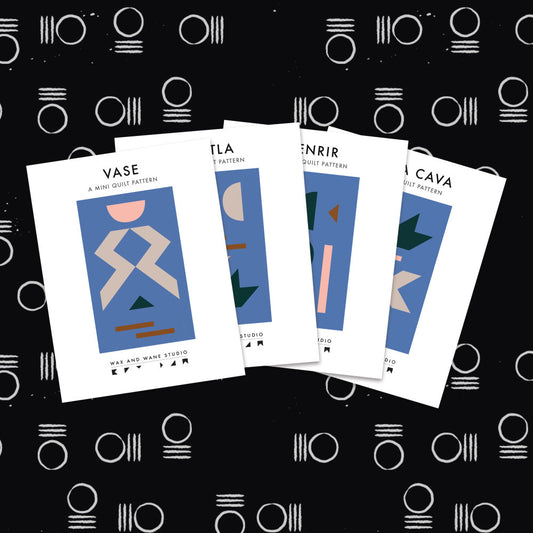 Moons & Vessels Runes | PDF Download Mini Quilt Pattern Bundle