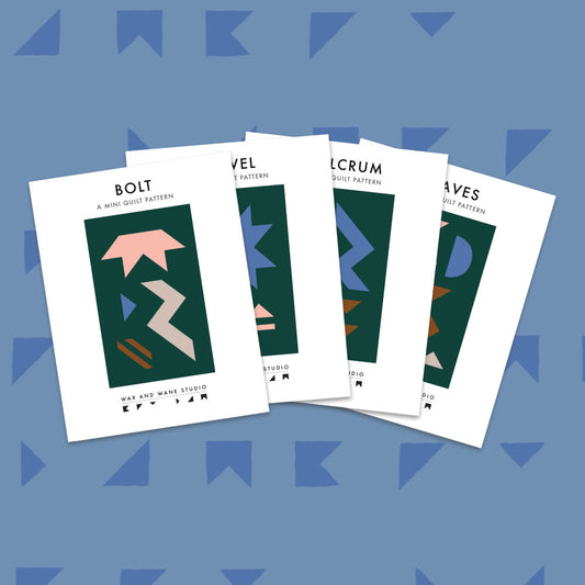 Pillars & Light Runes | PDF Download Mini Quilt Pattern Bundle