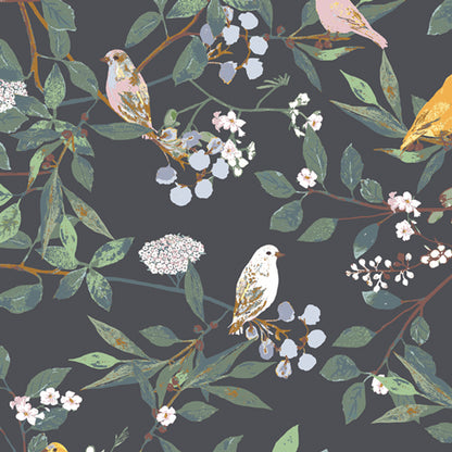 Melodic Plumage Night | Art Gallery Fabrics Quilting Cotton Yardage