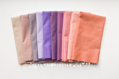 Watercolor Wovens Painted Petals Bundle | Fableism Supply Co Cotton Quilting Bundle