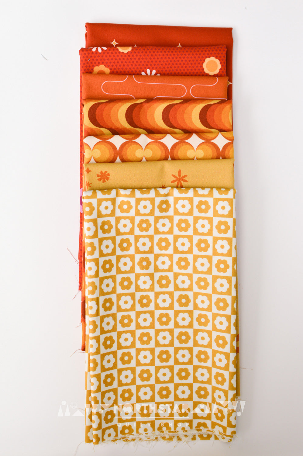 Birdie in Orange Mini Collection | Andover Fabrics Cotton Quilting Bundle