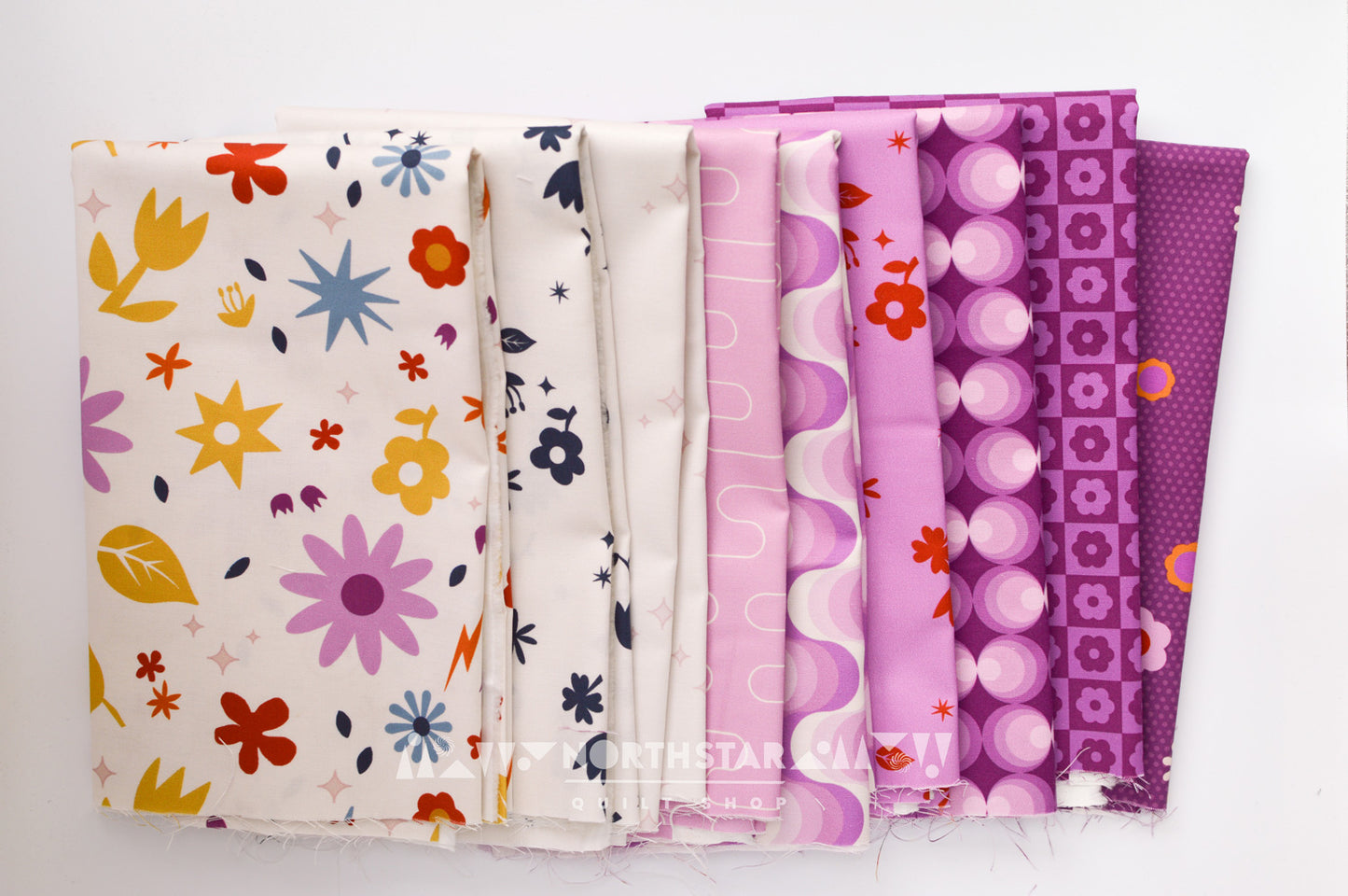 Birdie in Pink Mini Collection | Andover Fabrics Cotton Quilting Bundle