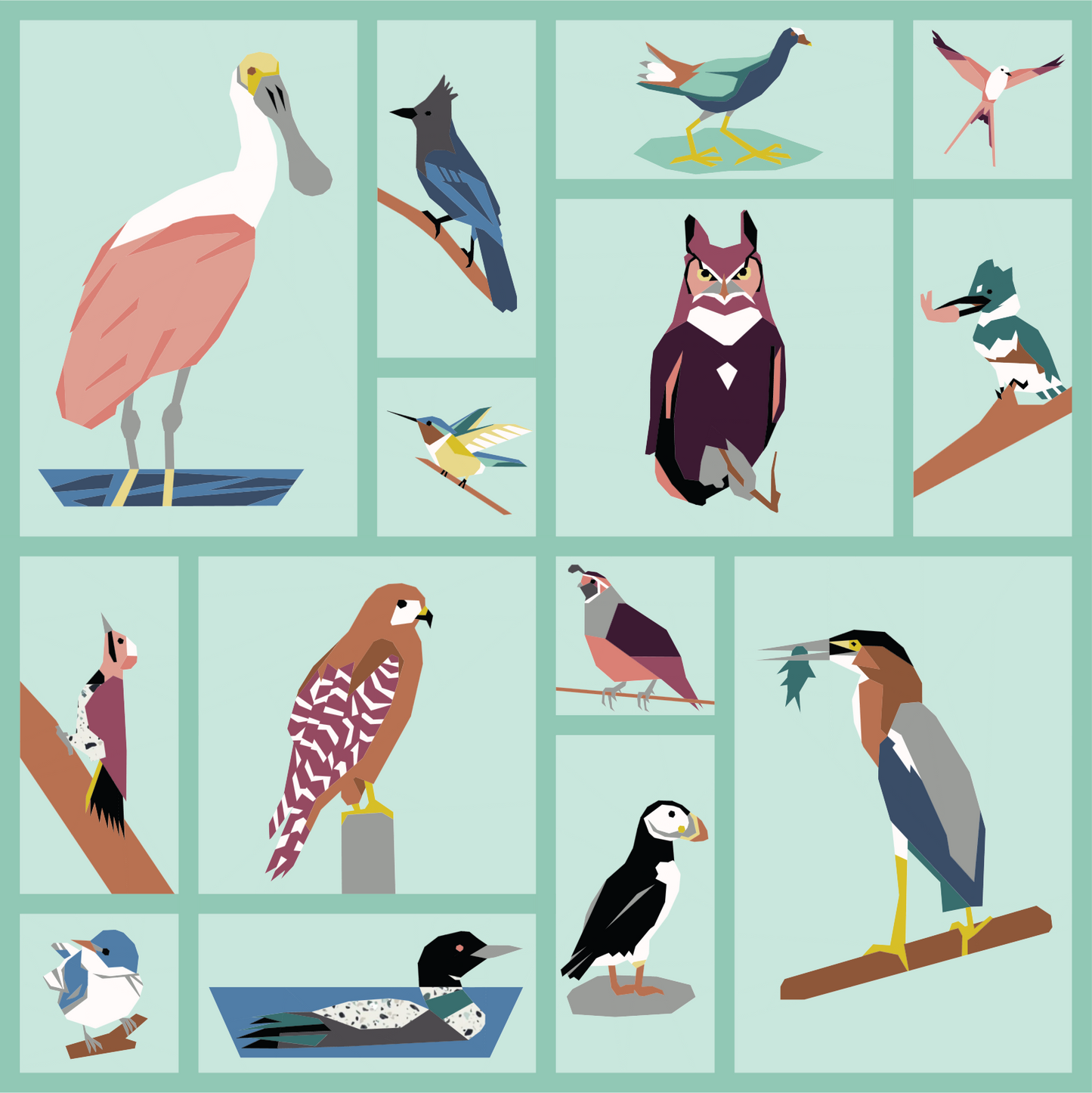 Birdwatcher’s Project Quilt Kit | North Star Quilt Shop Curated Quilt Kit