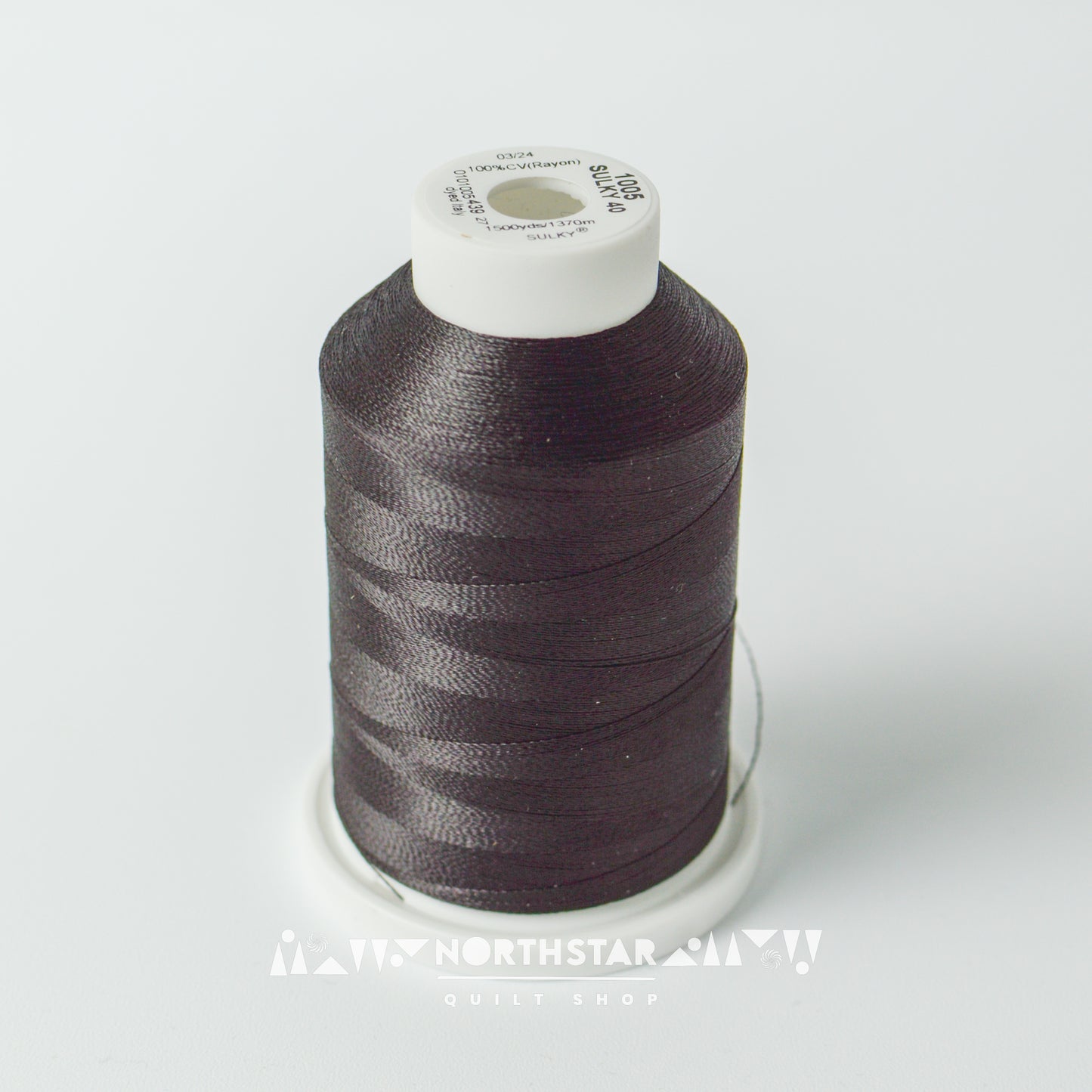 Rayon Thread 2-ply 40wt 268d 1500yds Black