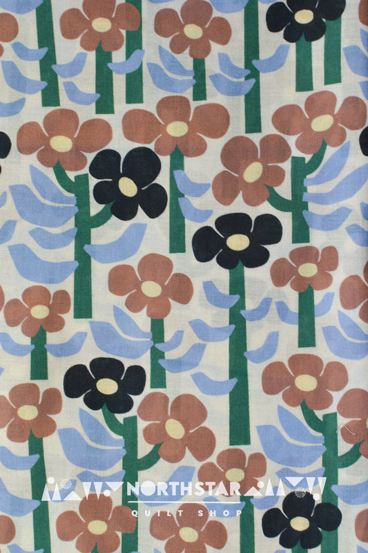 Bloom Sprout | Cloud9 Fabrics Batiste Cotton Quilting Yardage Organic Cotton