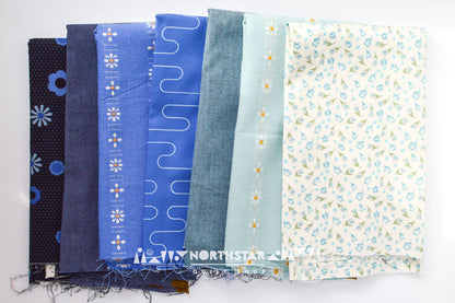 Blues & White Bundle | North Star Quilt Shop Curated Cotton Quilting Bundle