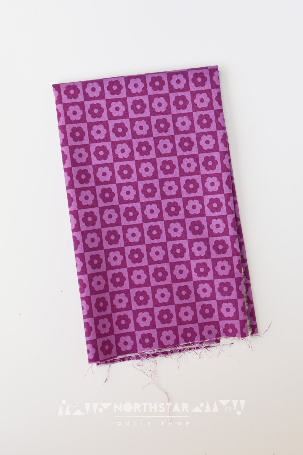 Cherry Checker Bloom | Andover Fabrics Quilting Cotton Yardage