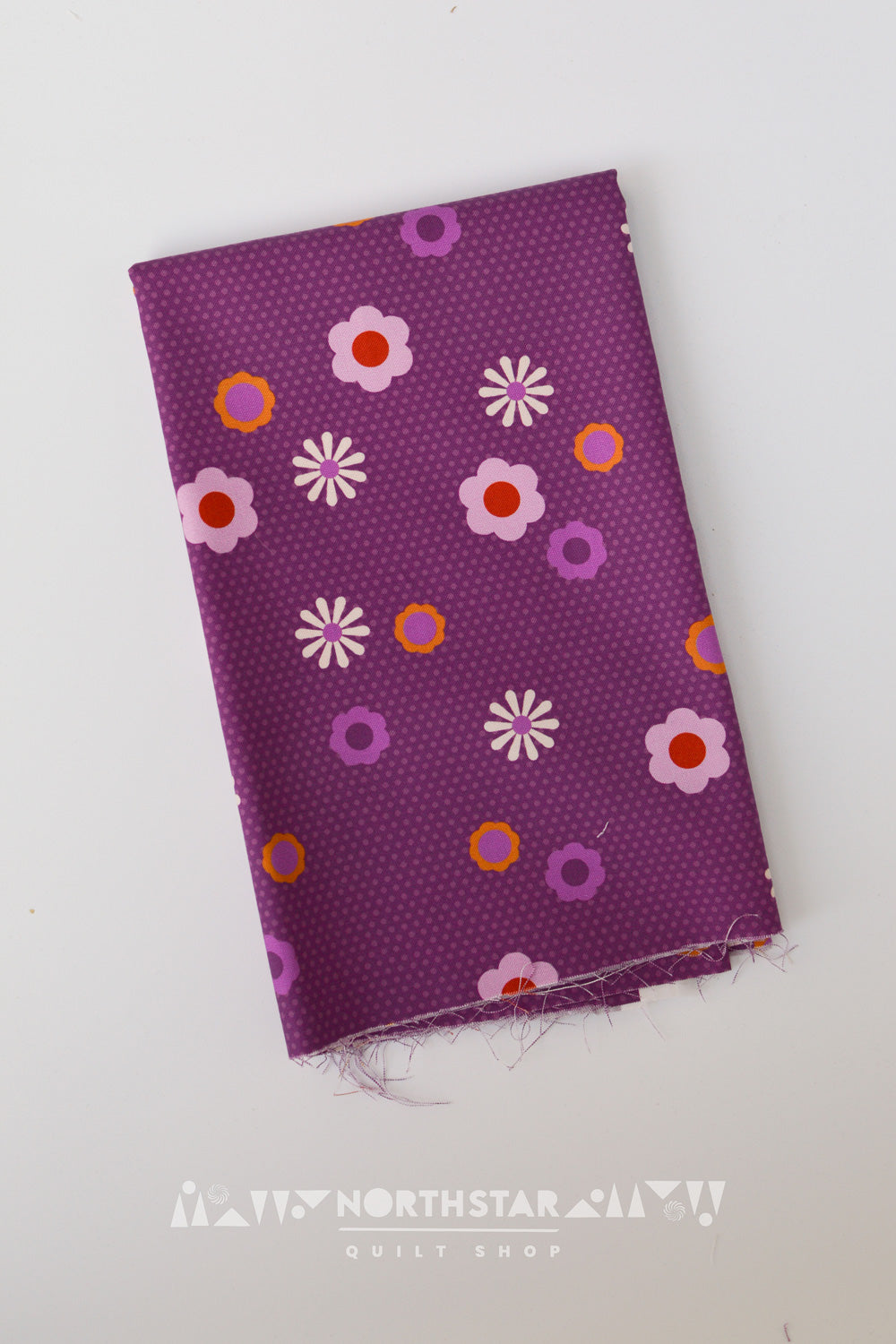 Cherry Pin Dot Posy | Andover Fabrics Quilting Cotton Yardage