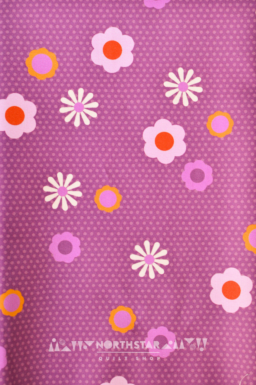 Cherry Pin Dot Posy | Andover Fabrics Quilting Cotton Yardage