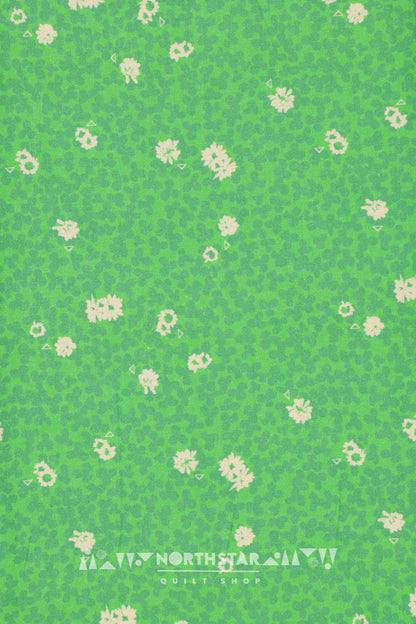 Clover in Fern Green | Wax and Wane Studio Quilting Cotton Yardage