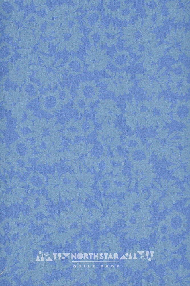Clover Flowers in Lapis | Wax and Wane Studio Quilting Cotton Yardage