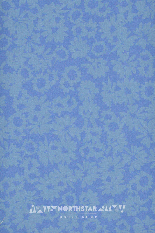 Clover Flowers in Lapis | Wax and Wane Studio Quilting Cotton Yardage