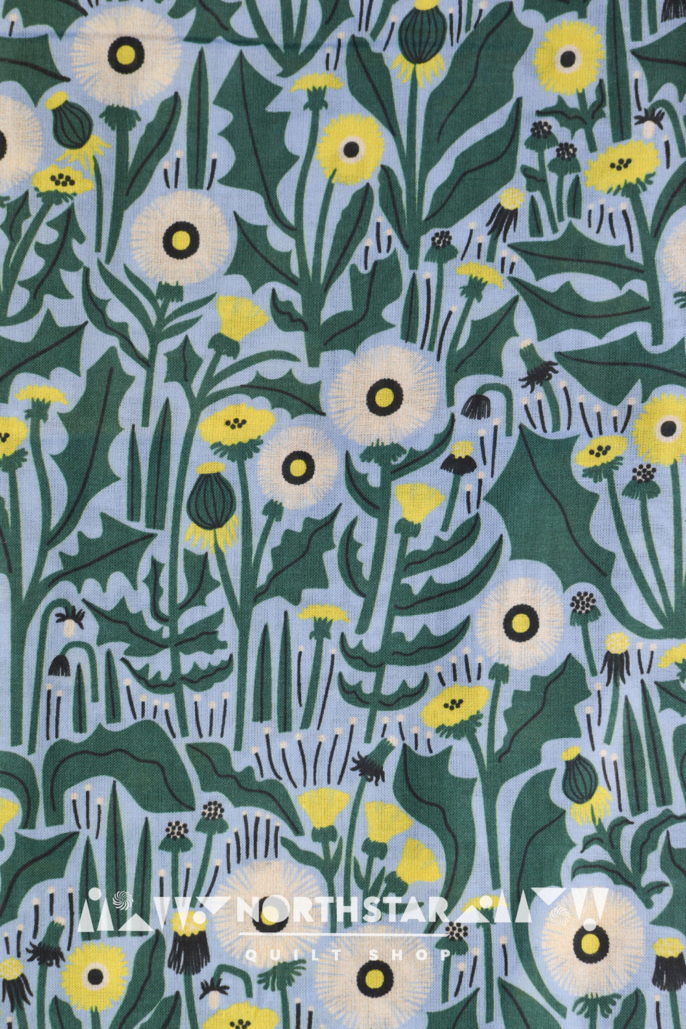 Dandy Blossoms | Cloud9 Fabrics Batiste Cotton Quilting Yardage Organic Cotton