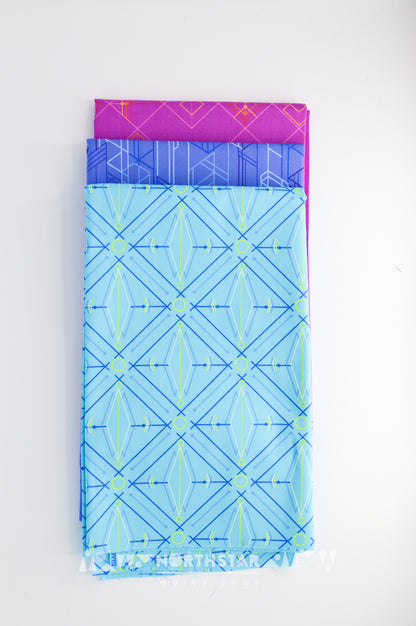 Deco Glo II Mini Collection | Andover Fabrics Cotton Quilting Bundle