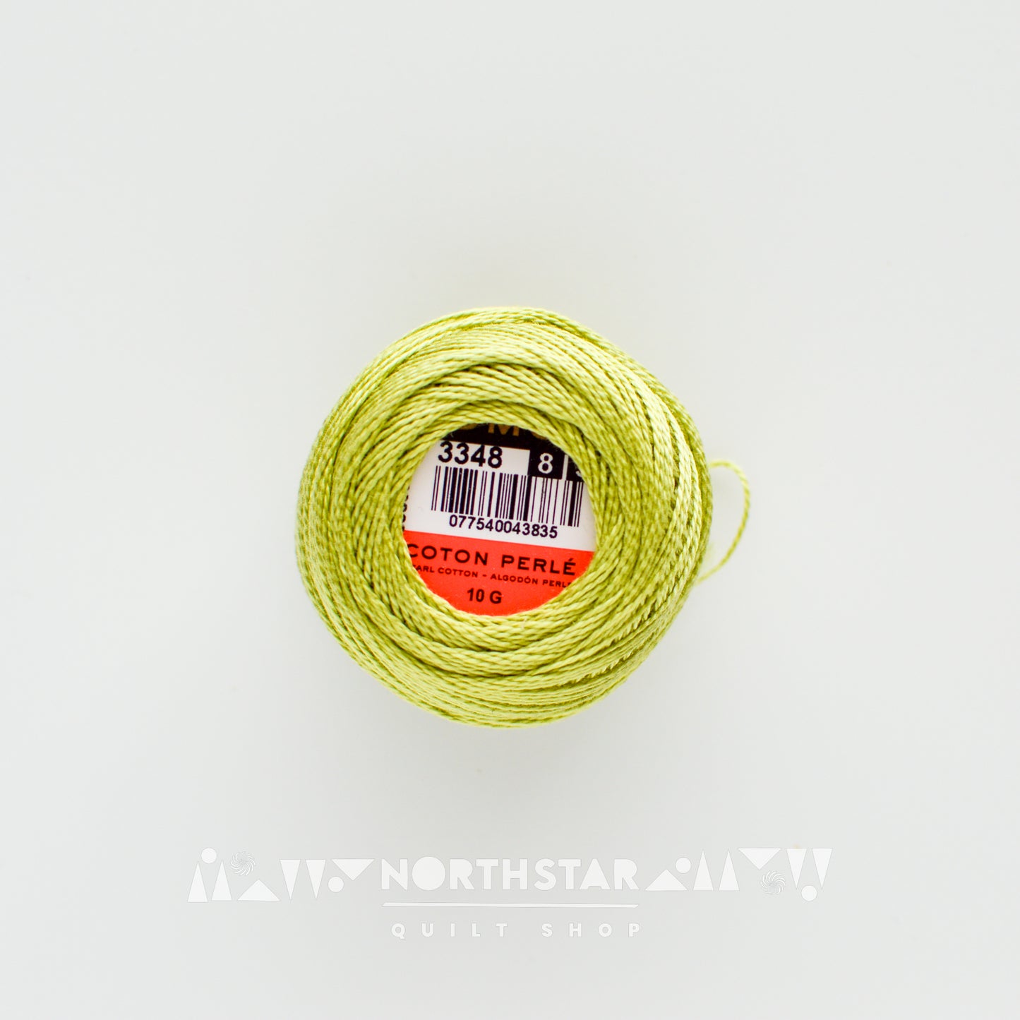 Pearl Cotton Balls Size 8 Light Yellow Green 3348