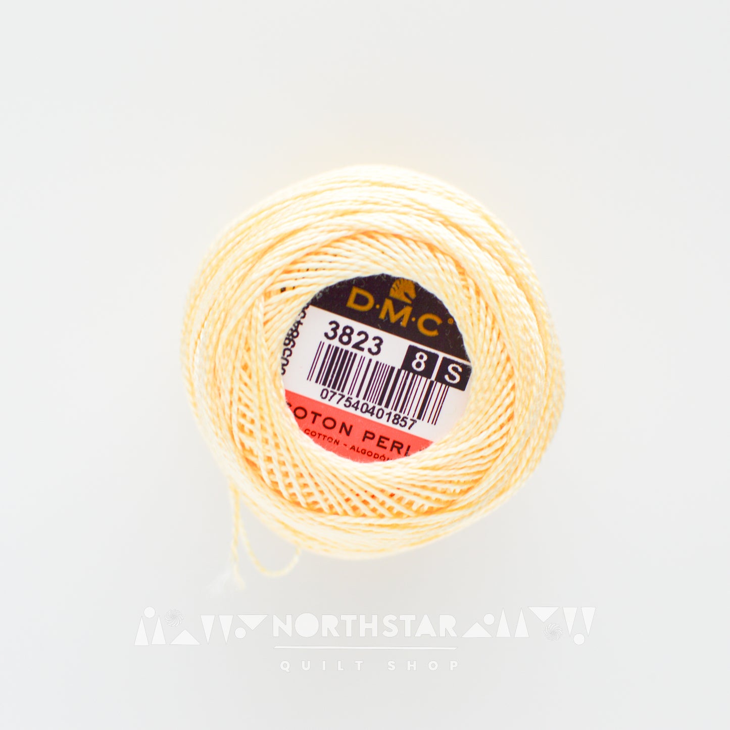 Pearl Cotton Balls Size 8 Ultra Pale Yellow 3823