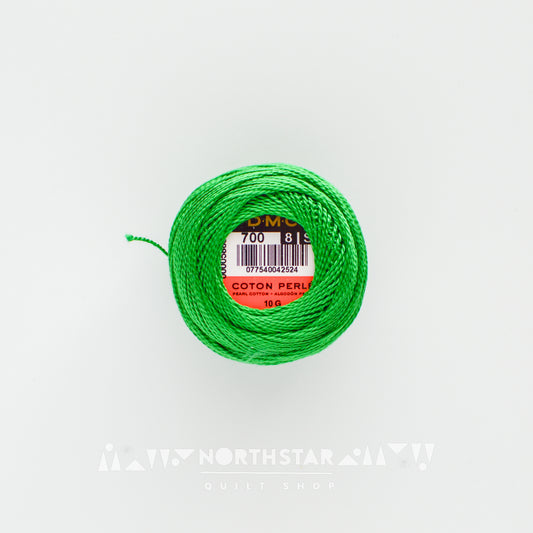 Pearl Cotton Balls Size 8 Bright Green 3348