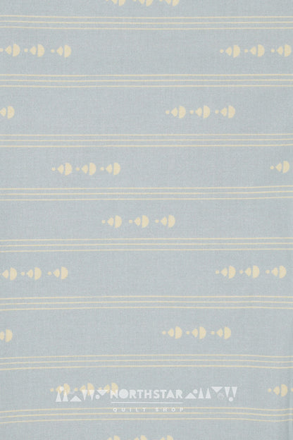 Drop & Stripe in Mist | Wax and Wane Studio Quilting Cotton Yardage