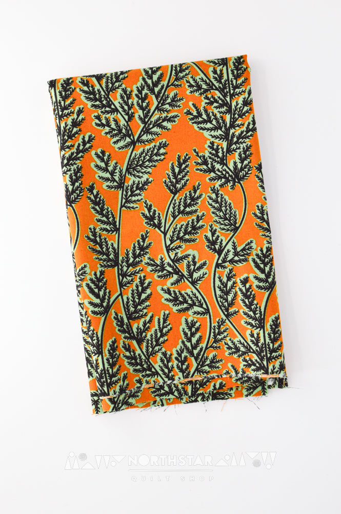 Gold Chonky Ferns | Andover Fabrics Quilting Cotton Yardage