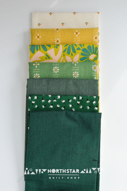 Greens & Yellow Bundle | North Star Quilt Shop Curated Cotton Quilting Bundle