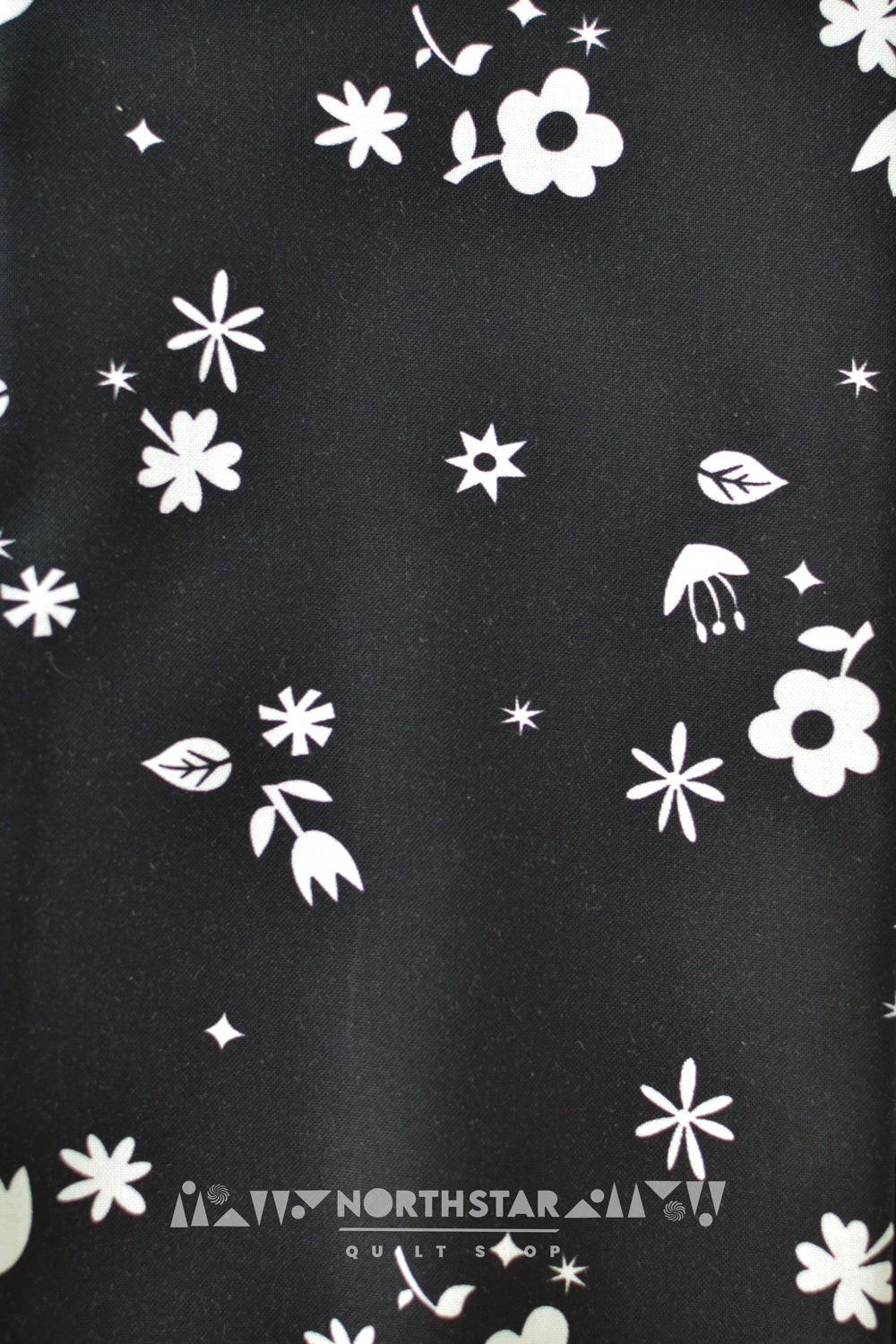 Jet Cut Flowers | Andover Fabrics Quilting Cotton Yardage