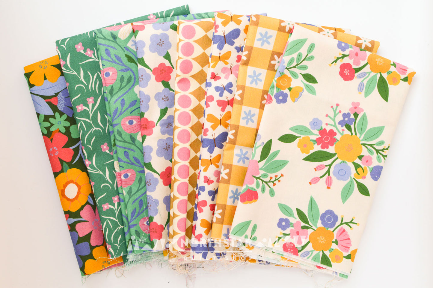Life of Plants Collection | Cloud9 Fabrics Cotton Quilting Bundle Organic Cotton