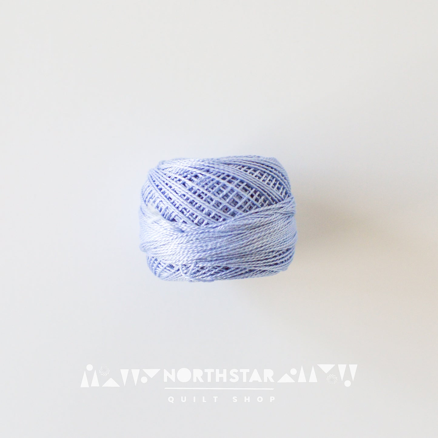 Pearl Cotton Balls Size 8 Light Blue Violet