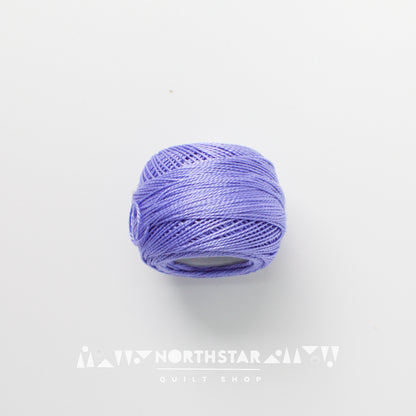 Pearl Cotton Balls Size 8 Medium Blue Violet