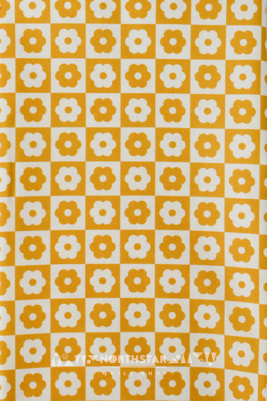 Mellow Checker Bloom | Andover Fabrics Quilting Cotton Yardage