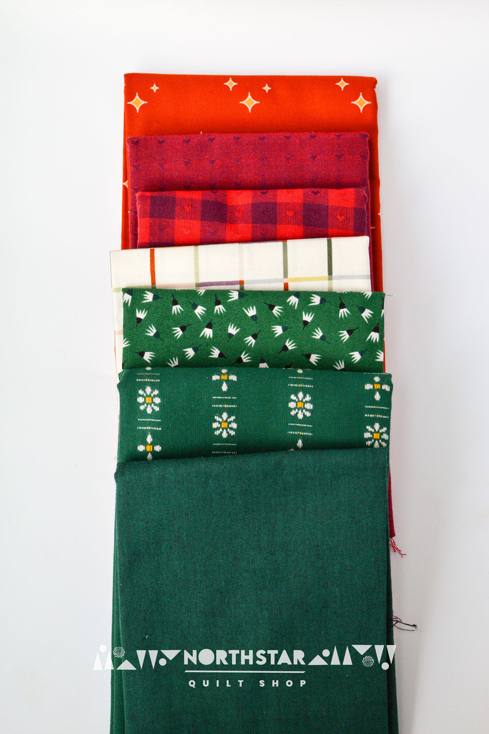 Merry & Bright Bundle | North Star Quilt Shop Curated Cotton Quilting Bundle