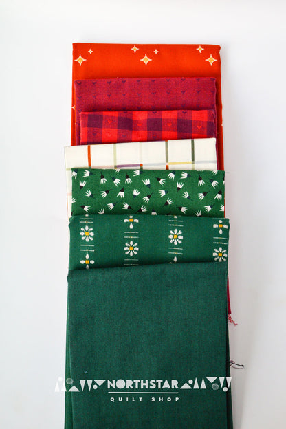 Merry & Bright Bundle | North Star Quilt Shop Curated Cotton Quilting Bundle