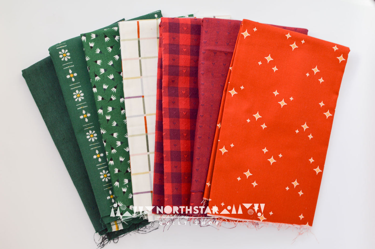 Merry & Bright Bundle | North Star Quilt Shop Curated Cotton Quilting Bundle