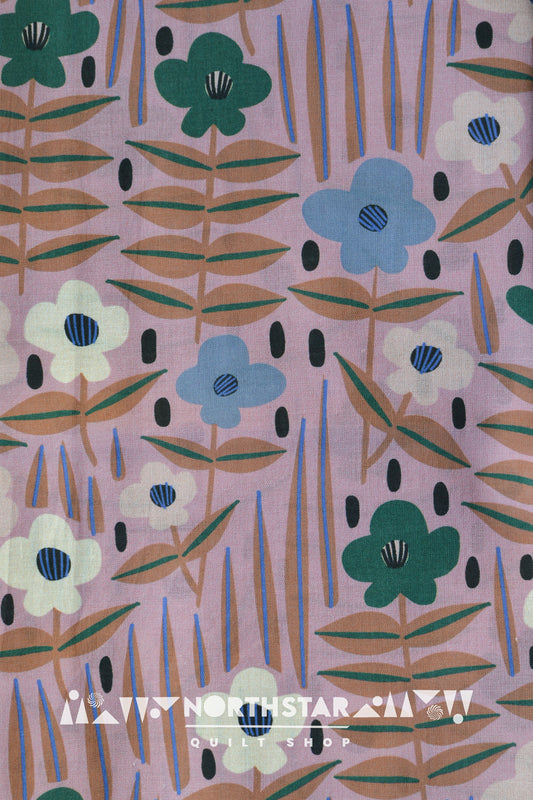 Moonflower | Cloud9 Fabrics Batiste Cotton Quilting Yardage Organic Cotton