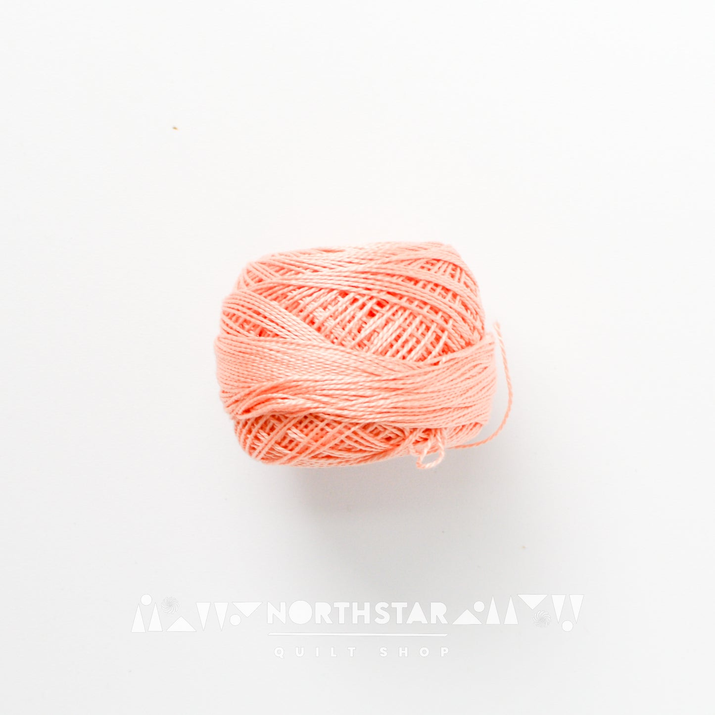 Pearl Cotton Balls Size 8 Peach