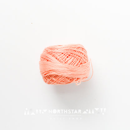 Pearl Cotton Balls Size 8 Peach