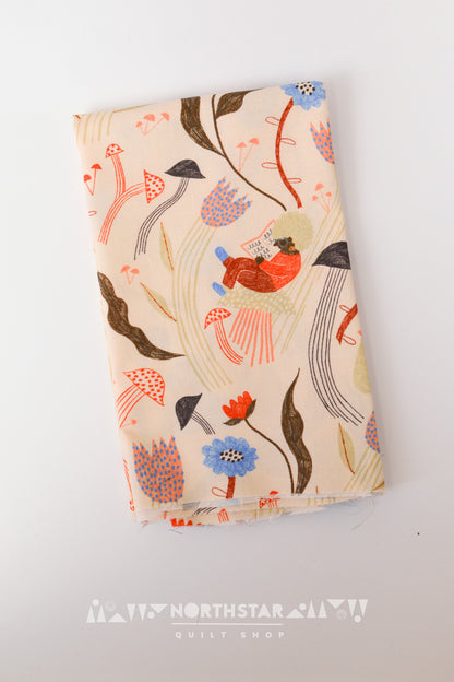 Reading Garden | Cloud9 Fabrics Quilting Cotton Yardage Organic Cotton