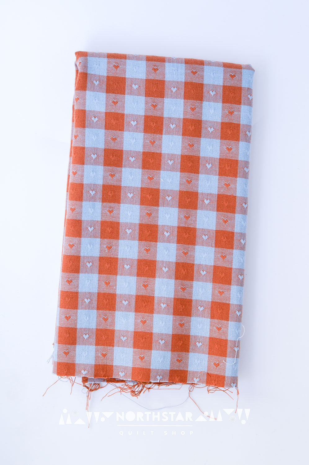 Riviera Gingham Hearts | Fableism Supply Co Woven Cotton Quilting Yardage 55" Wide