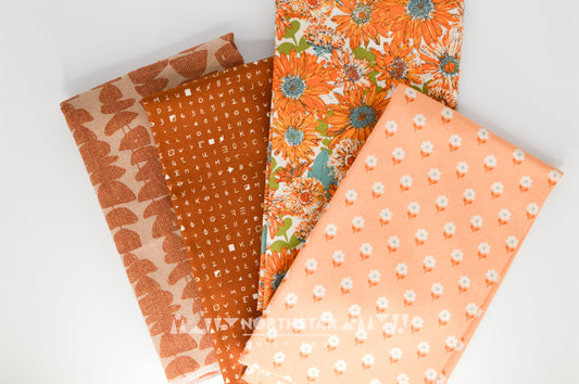 Rust and Peach Bundle | North Star Quilt Shop Curated Cotton Quilting Bundle