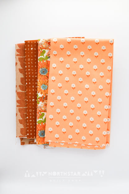 Rust and Peach Bundle | North Star Quilt Shop Curated Cotton Quilting Bundle