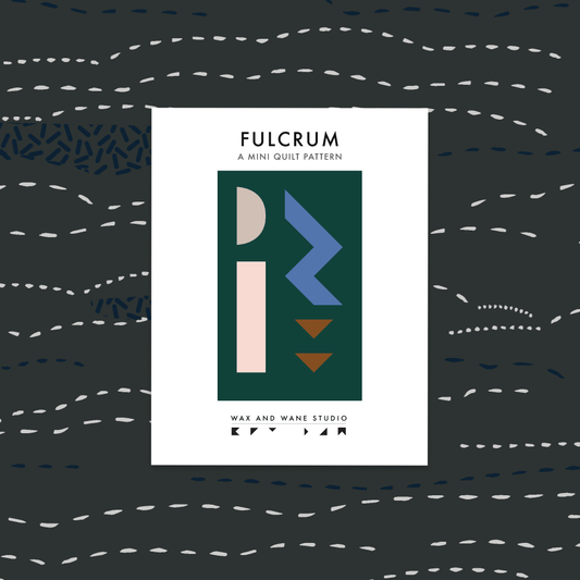 Fulcrum (Surrender) | PDF Download Mini Quilt Pattern