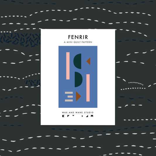 Fenrir (Fear) | PDF Download Mini Quilt Pattern
