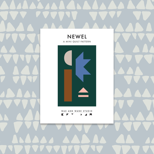 Newel (Honesty) | PDF Download Mini Quilt Pattern