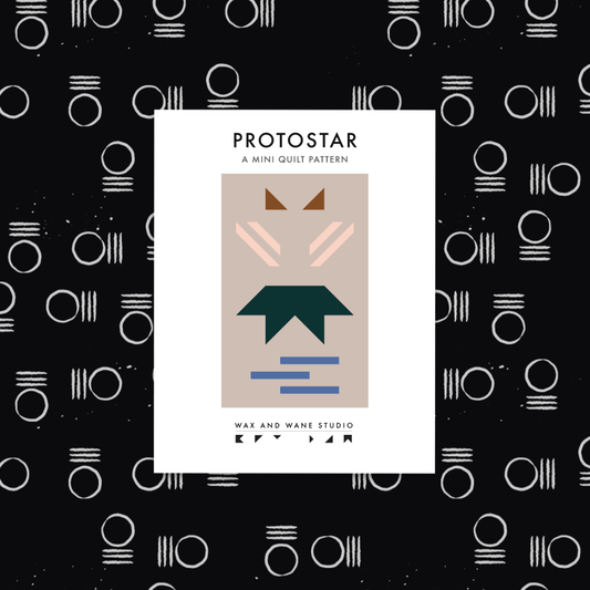 Protostar (Boundaries) | PDF Download Mini Quilt Pattern