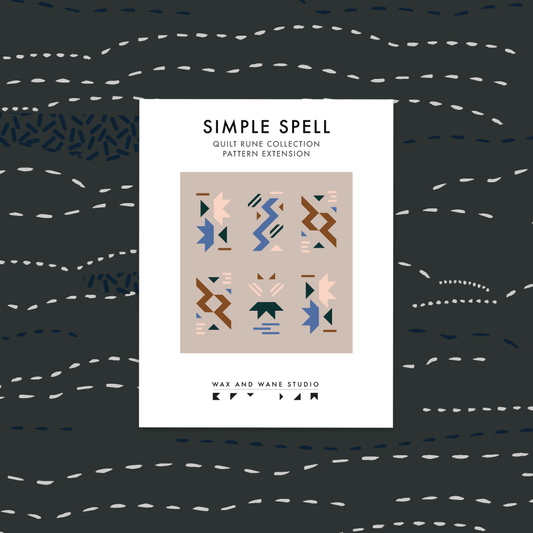 Simple Spell | PDF Download Quilt Pattern Extension