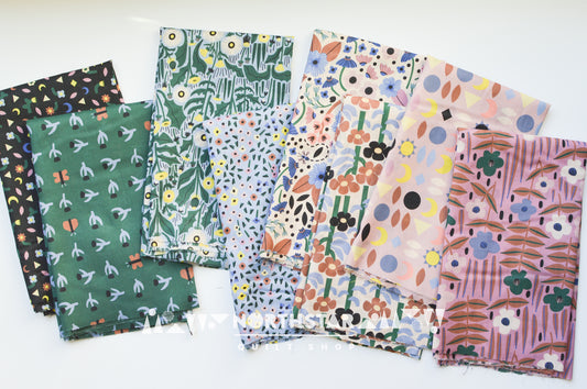 Sun Seed Moon Collection | Cloud9 Fabrics Batiste Cotton Quilting Bundle Organic Cotton