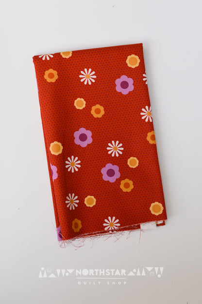 Tiger Pin Dot Posy | Andover Fabrics Quilting Cotton Yardage