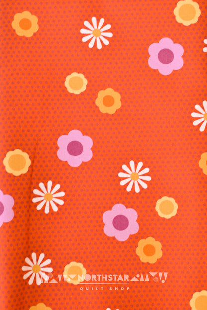 Tiger Pin Dot Posy | Andover Fabrics Quilting Cotton Yardage